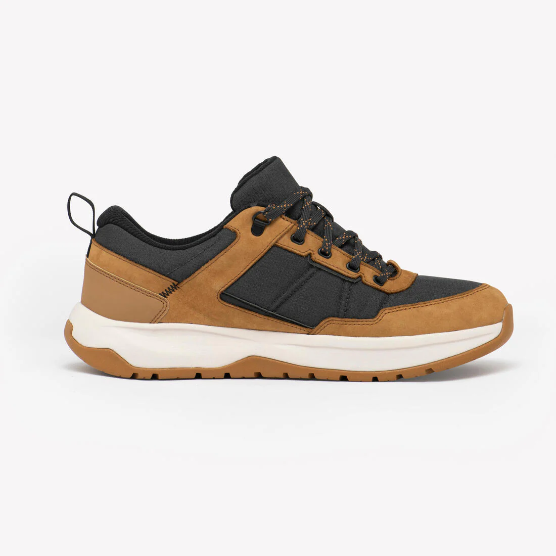Chaussures de randonnée imperméables homme, NH500 Cuir WP marron gris - Image 6