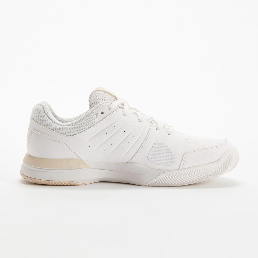 CHAUSSURES DE TENNIS FEMME TERRE BATTUE TS500 BLANCHE MAGNOLIA - Image 5