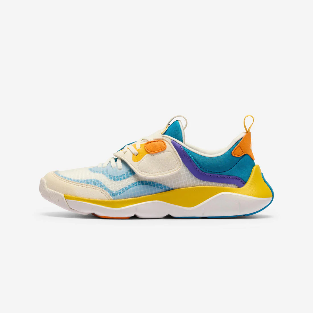 Chaussures de sport à scratch faciles à enfiler enfant,Playful City multicoclore