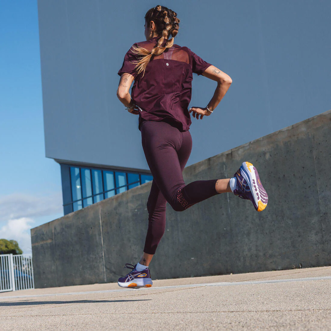 Chaussures running femme, Asics Superion 8 violet - Image 6