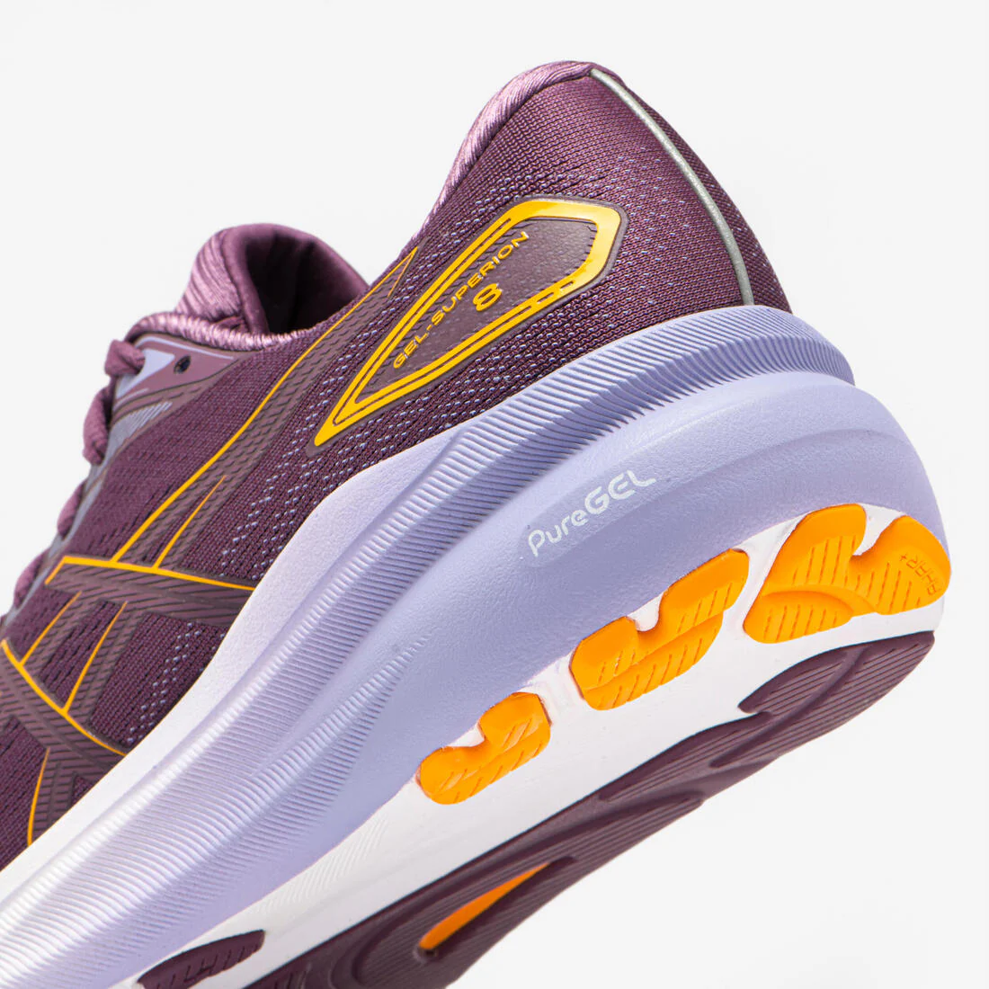 Chaussures running femme, Asics Superion 8 violet - Image 9