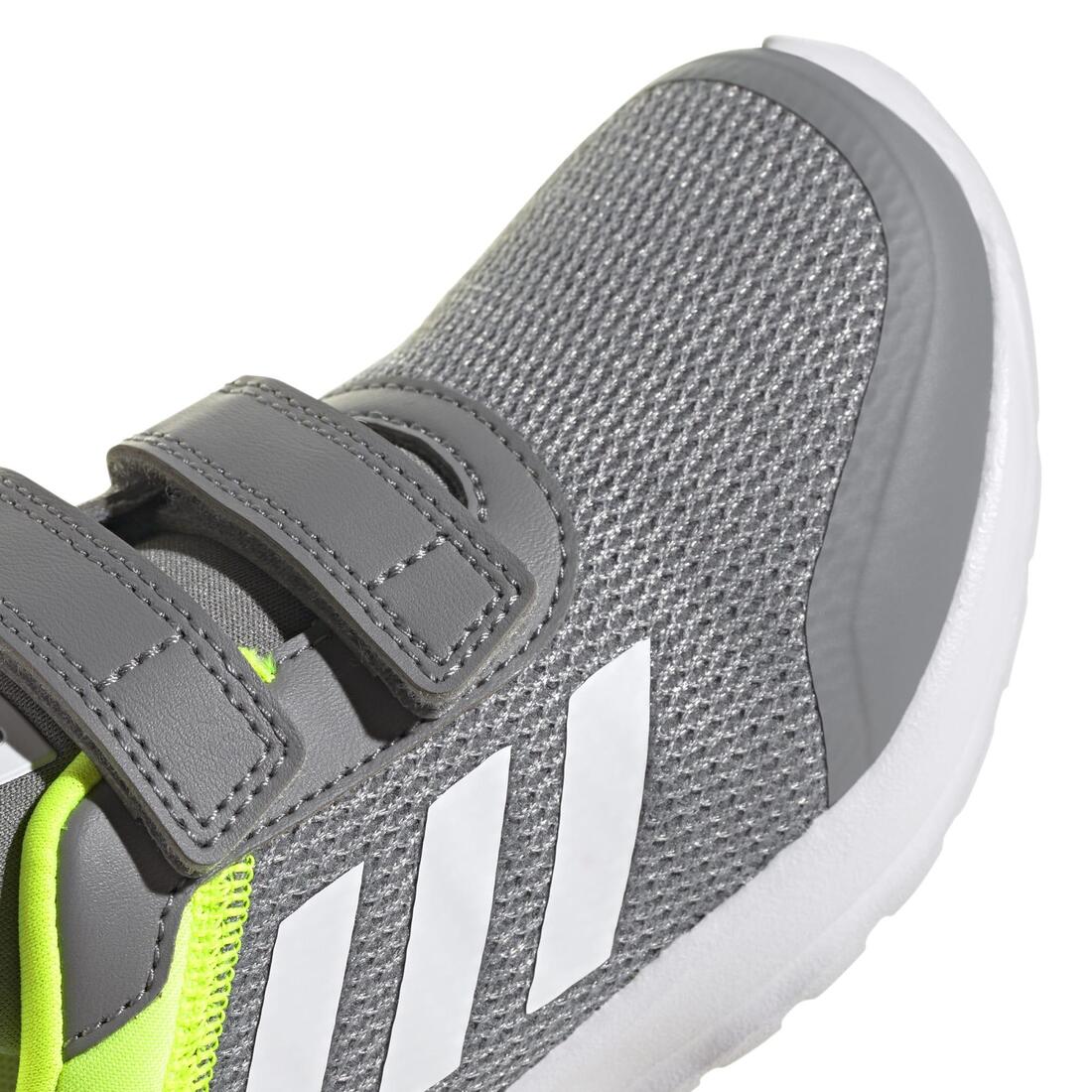 CHAUSSURES TENSAUR RUN ADIDAS ENFANT GRIS BLANC JAUNE - Image 3