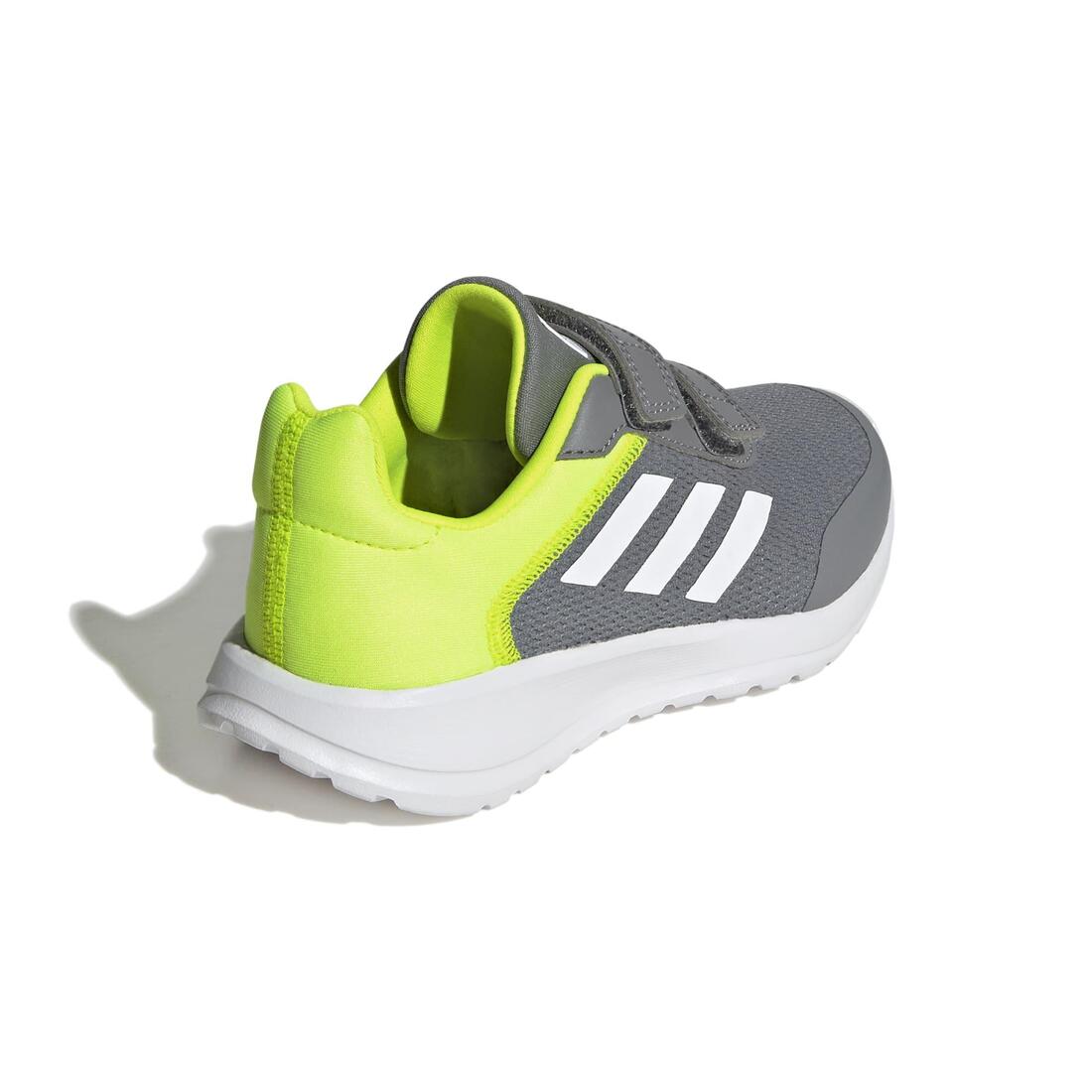 CHAUSSURES TENSAUR RUN ADIDAS ENFANT GRIS BLANC JAUNE - Image 4