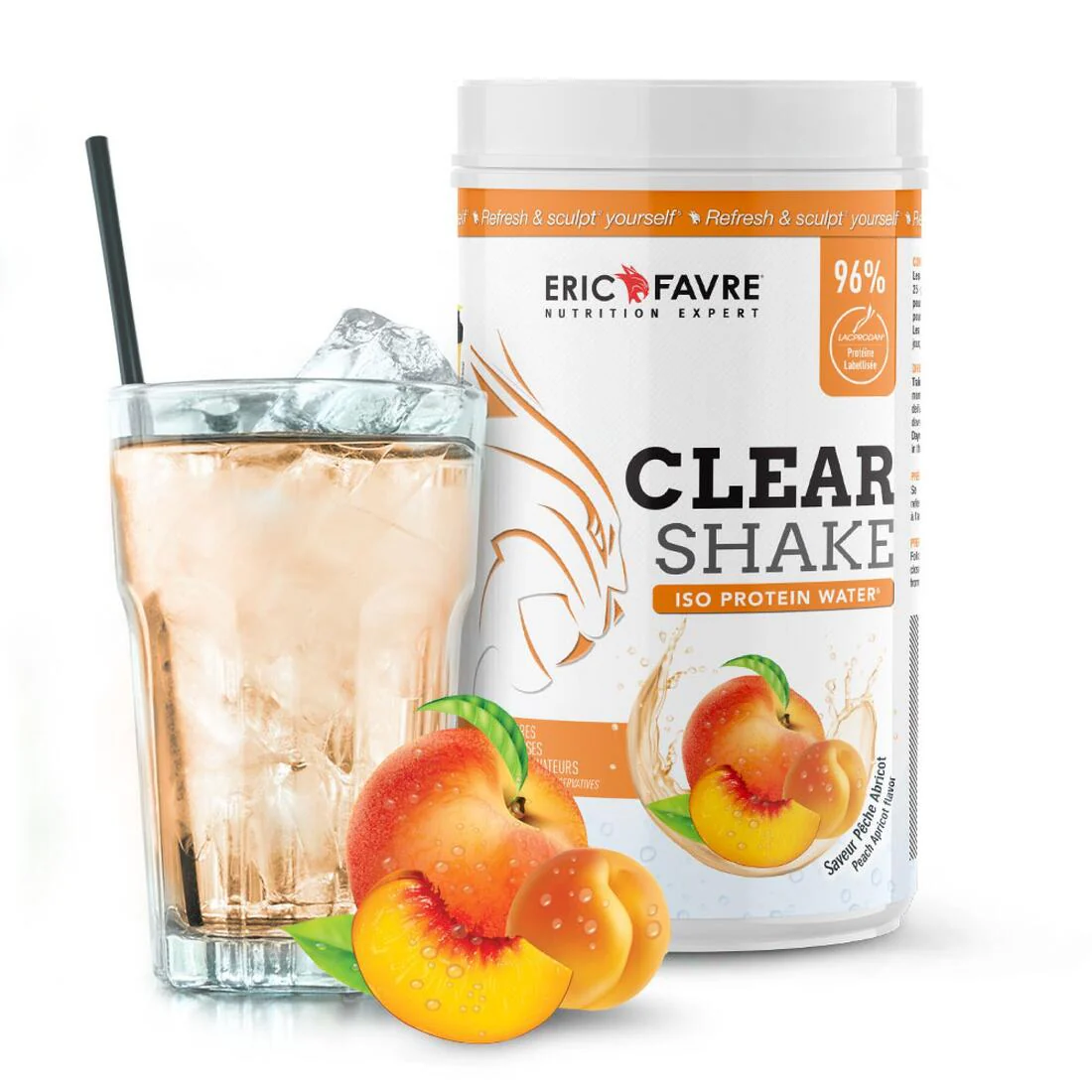 CLEAR SHAKE PECHE ABRICOT