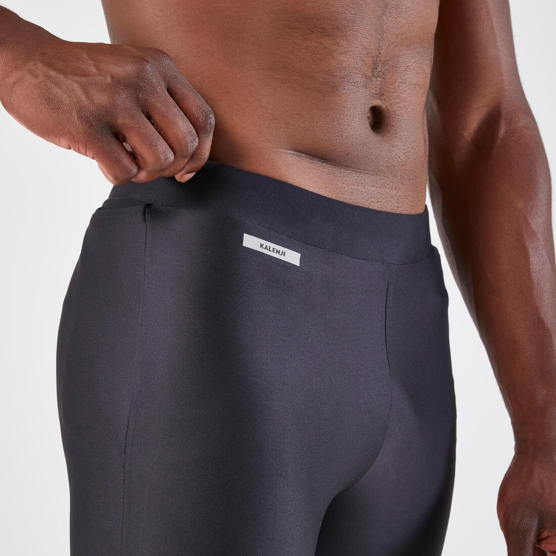Collant de running respirant homme - kiprun run 100 dry noir - Image 2