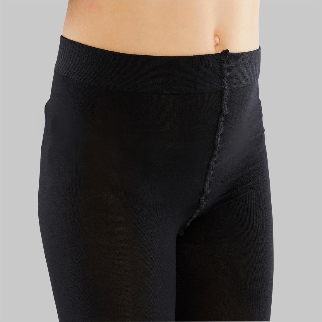 Collants de danse classique et moderne sans pieds noirs fille - Image 8