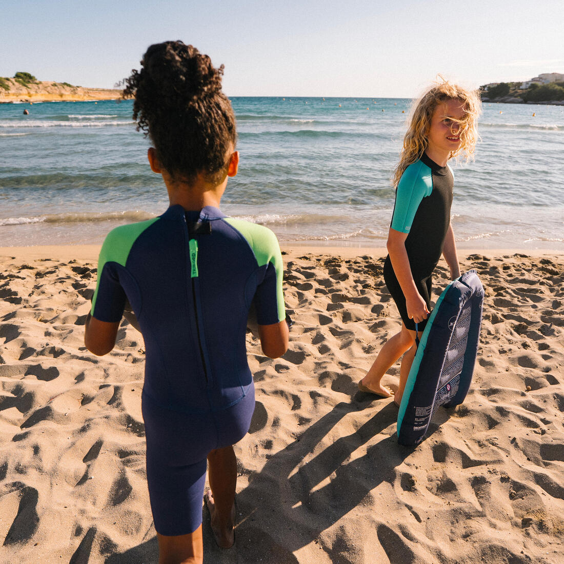 Combinaison shorty surf caoutchouc naturel Yulex 1,5mm enfant, 100 - Image 4