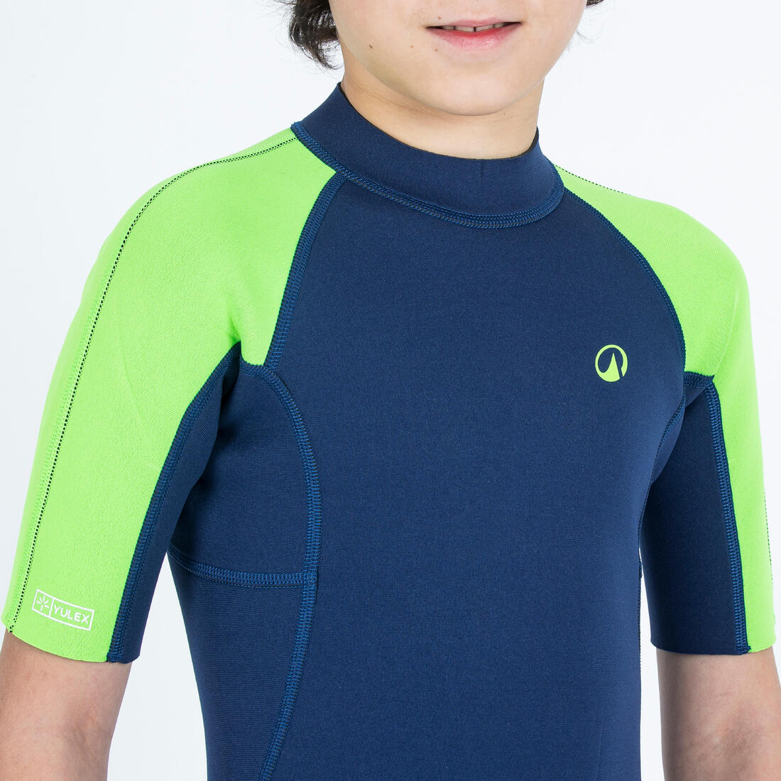 Combinaison shorty surf caoutchouc naturel Yulex 1,5mm enfant, 100 - Image 7