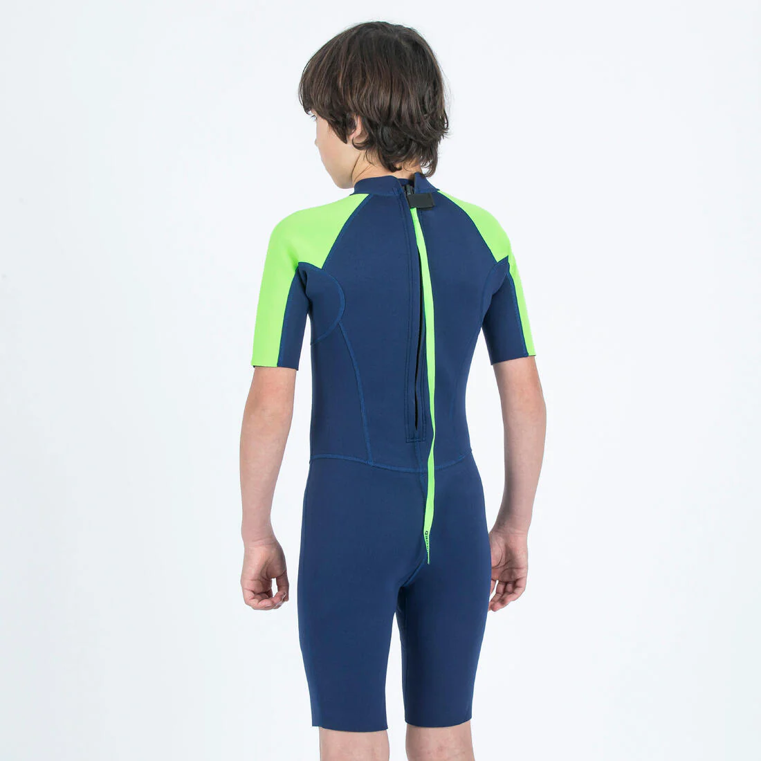 Combinaison shorty surf caoutchouc naturel Yulex 1,5mm enfant, 100 - Image 9