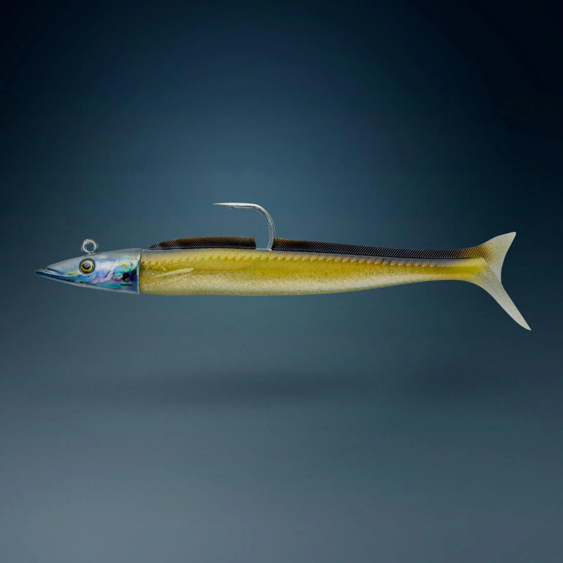 COMBO leurres souples shad lançon EELO 110 8gr AYU - Image 15