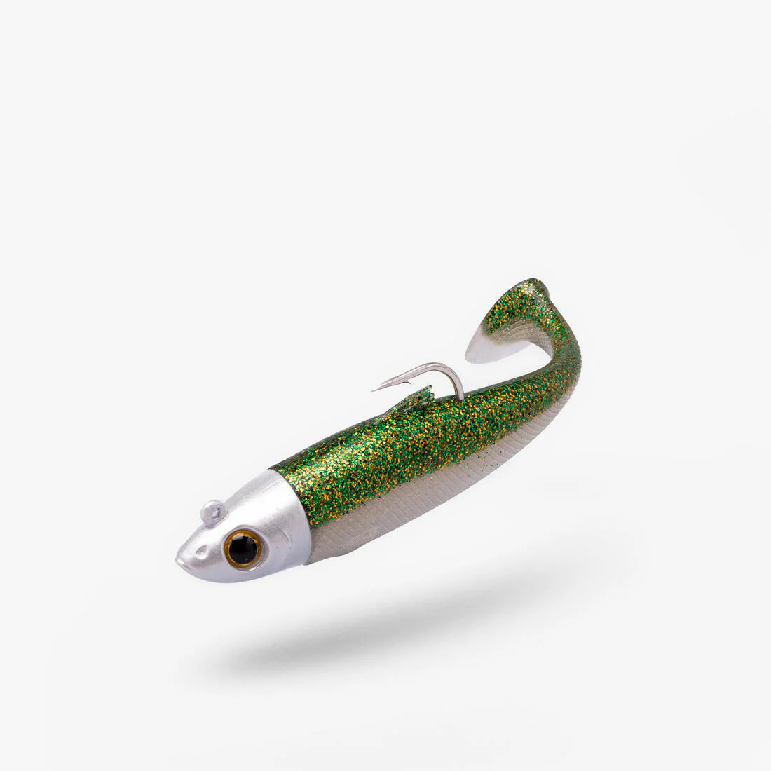 COMBO leurres souples Shad OSARDA 100 Bleu/Vert pailleté - Image 11