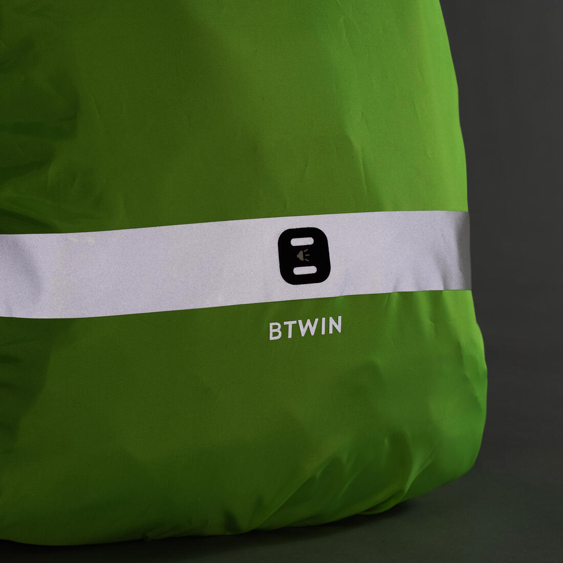 COUVRE SAC IMPERMEABLE VISIBILITE JOUR NUIT JAUNE FLUO - Image 2