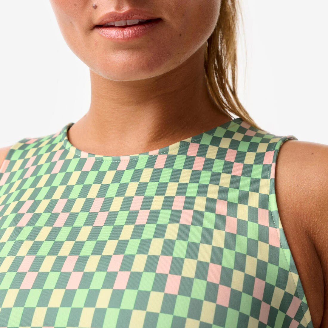Crop top de fitness femme, multicolore - Image 5