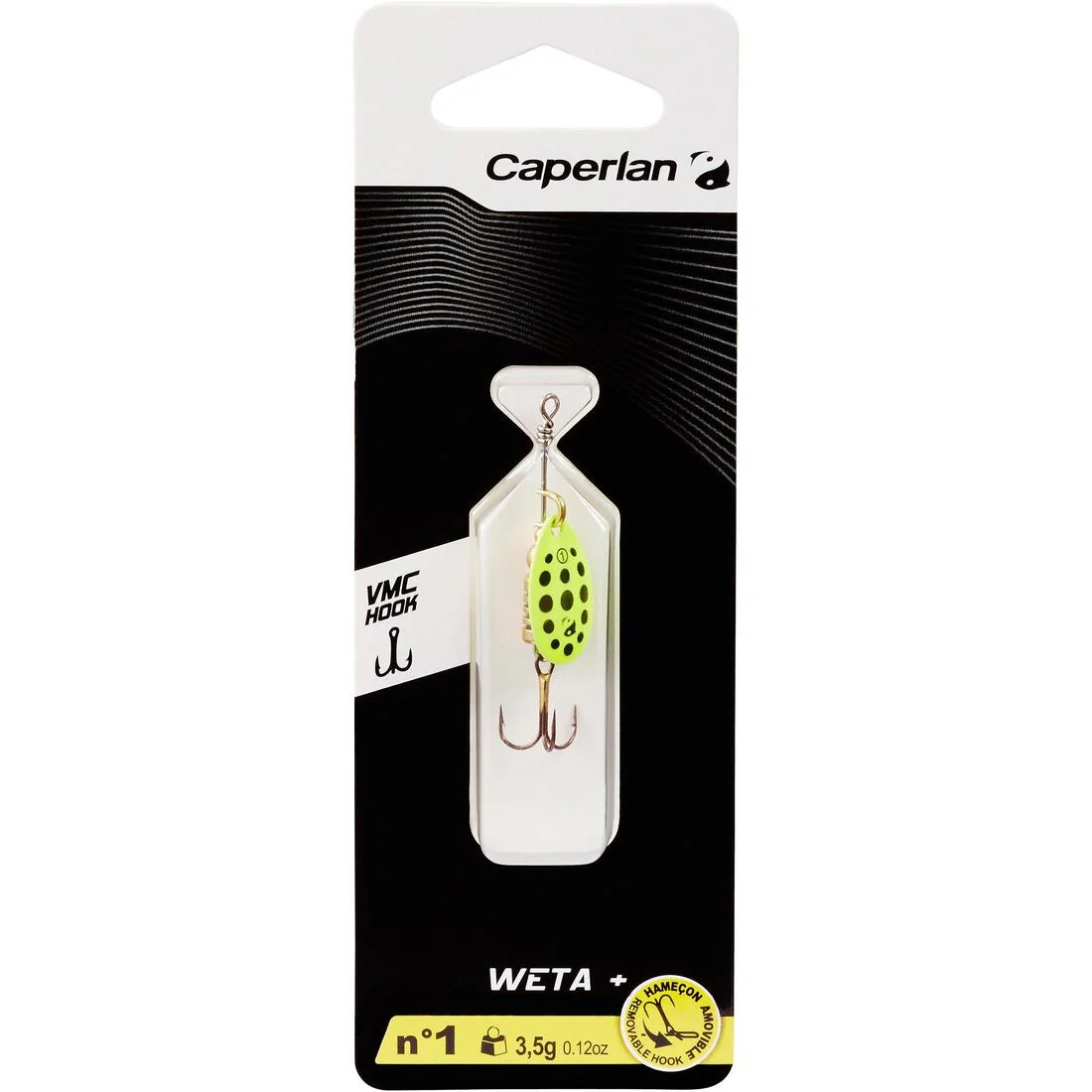 CUILLER TOURNANTE PÊCHE DES CARNASSIERS WETA + #1 ARGENT POINTS ROUGES - Image 20