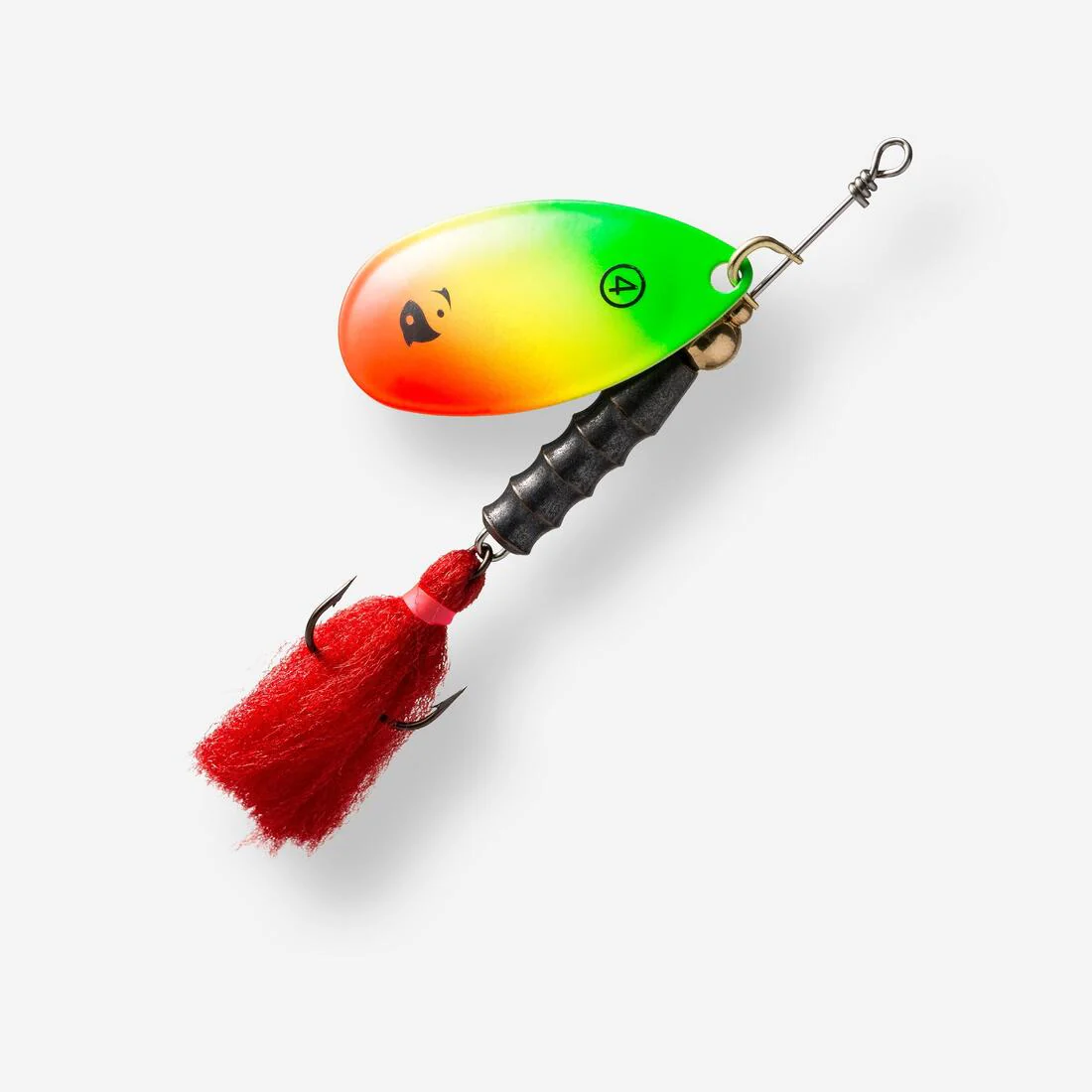 CUILLER TOURNANTE PÊCHE DES CARNASSIERS WETA PUFF #4 RASTA