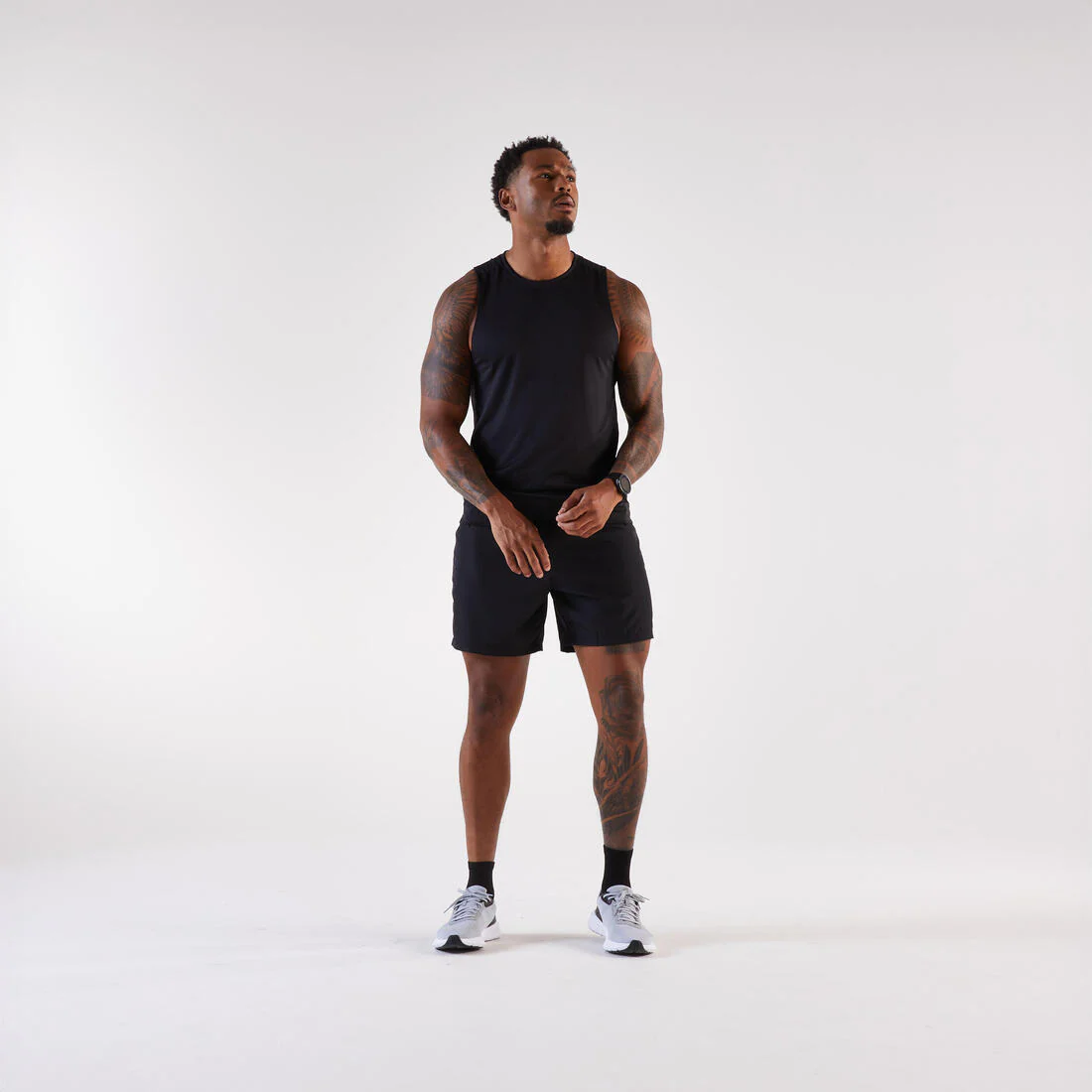 Débardeur de running Homme, Kiprun Run 100 noir - Image 2
