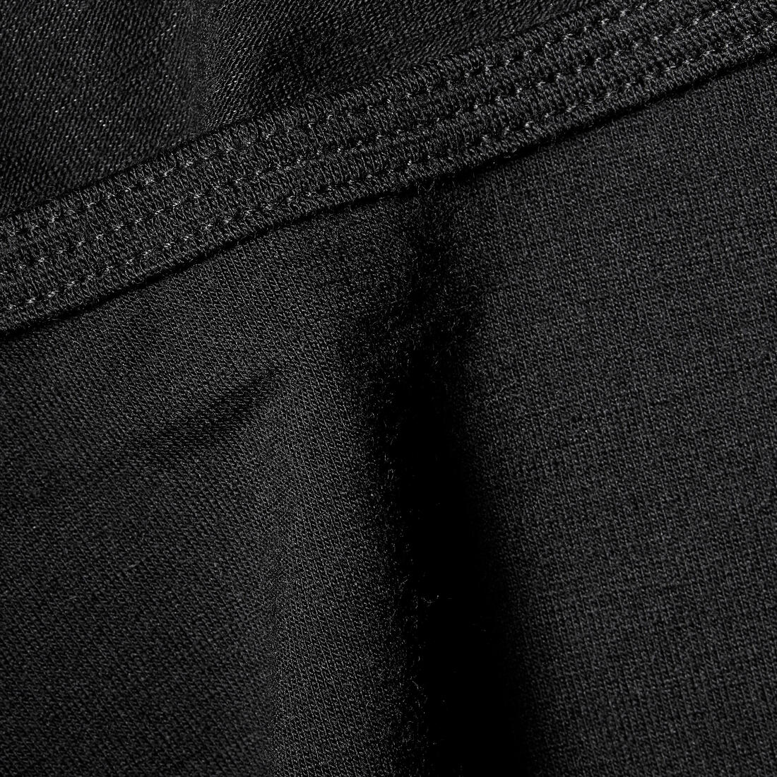 Débardeur en laine mérinos de trek montagne MT500 noir Femme - Image 5