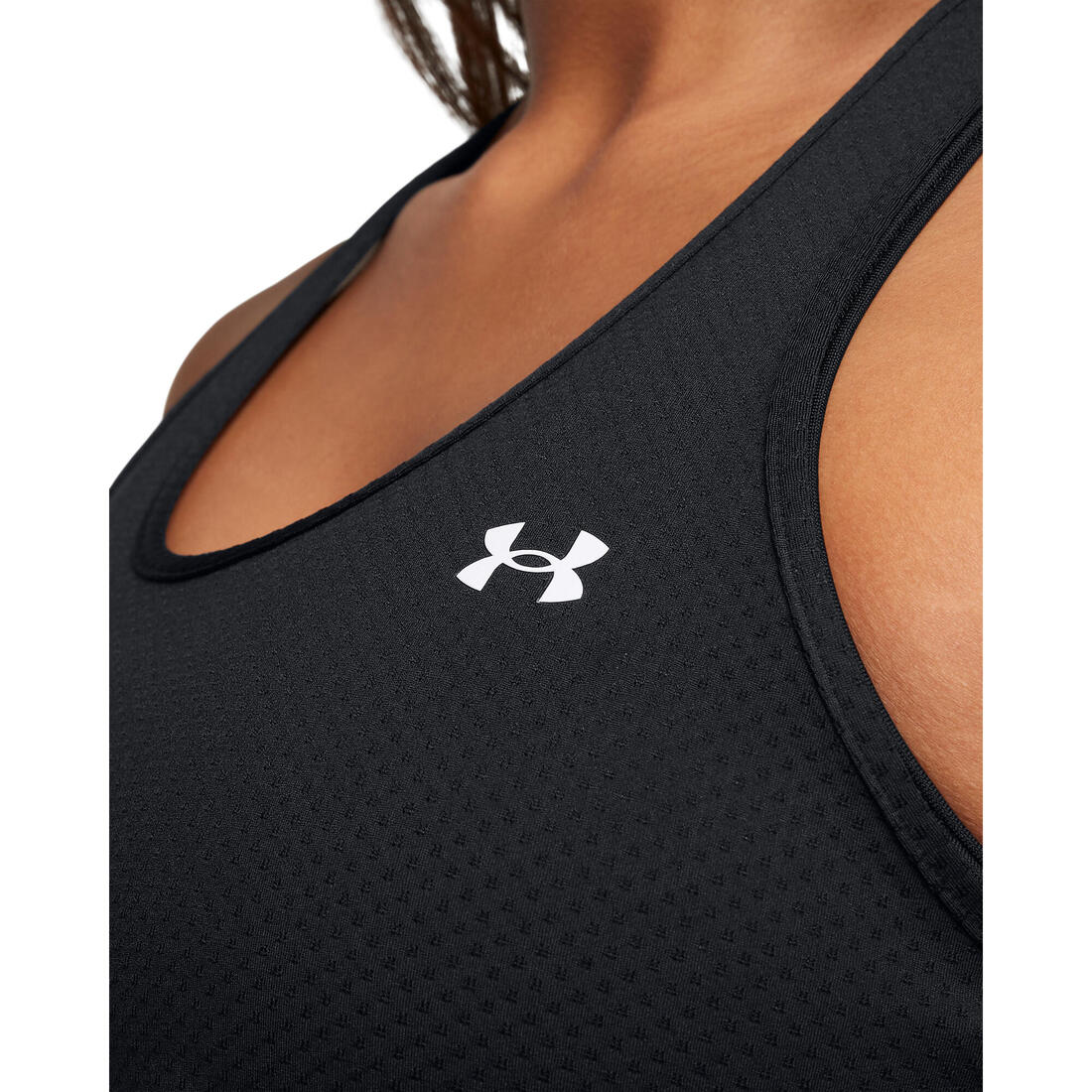 Débardeur HeatGear® Armour Racer pour femme, noir - Image 3
