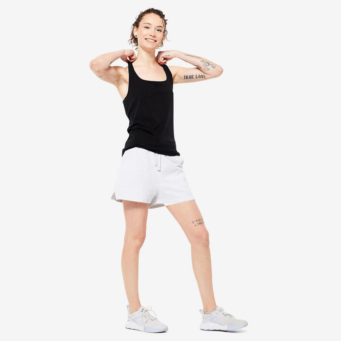 Débardeur slim col rond fitness femme - Image 4