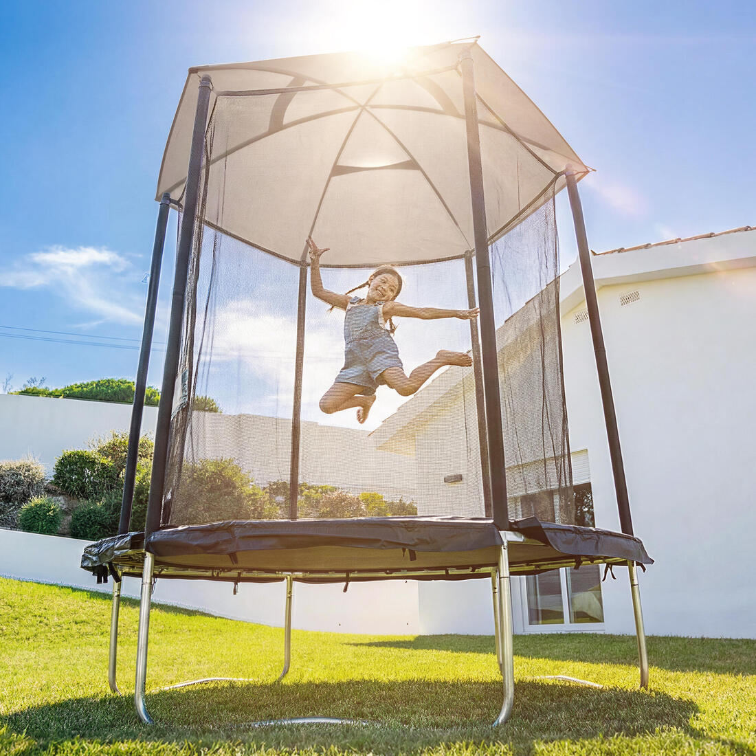Dôme de protection soleil et pluie pour trampoline 240 - Image 2