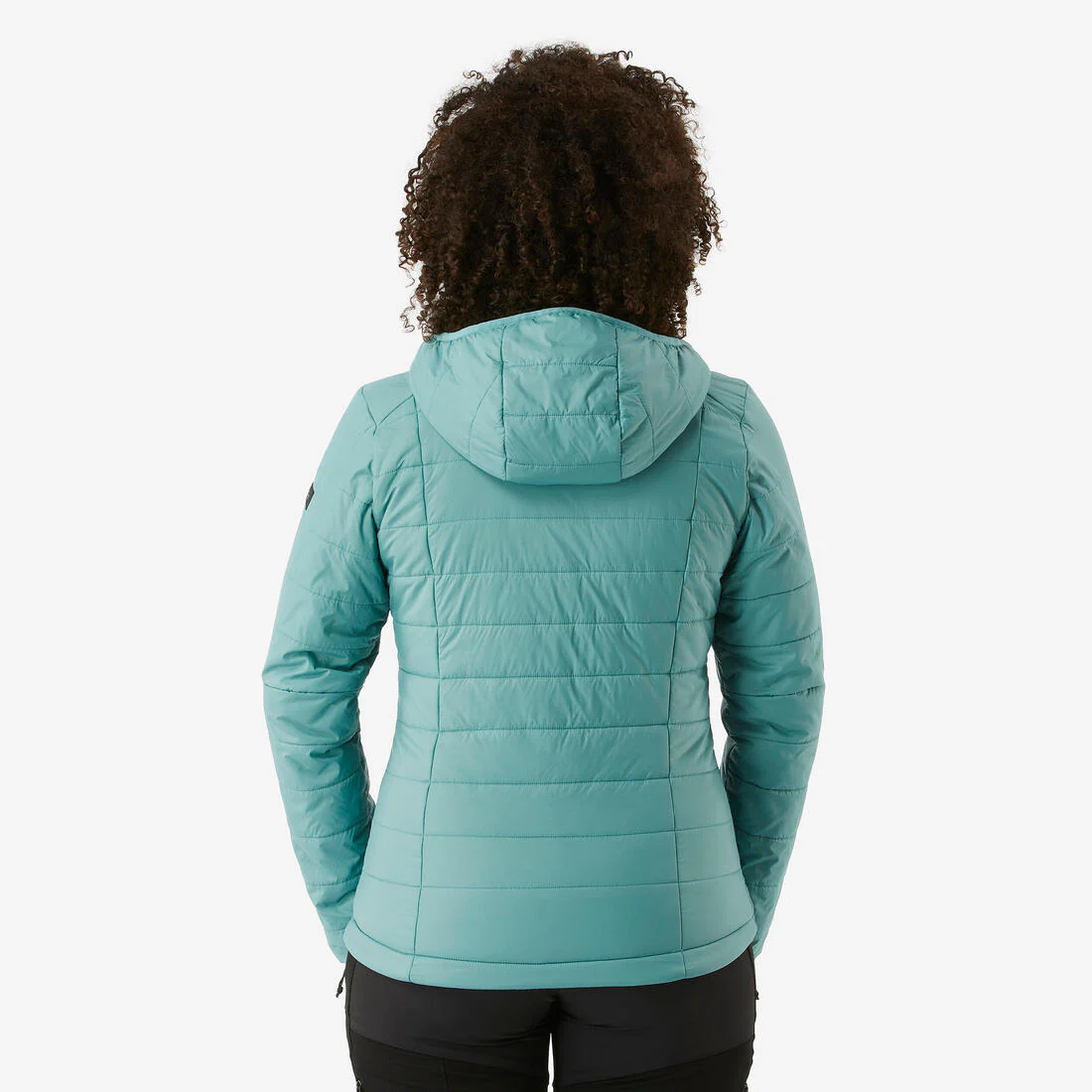 Doudoune de trek à capuche synthétique femme, MT100 - Image 8