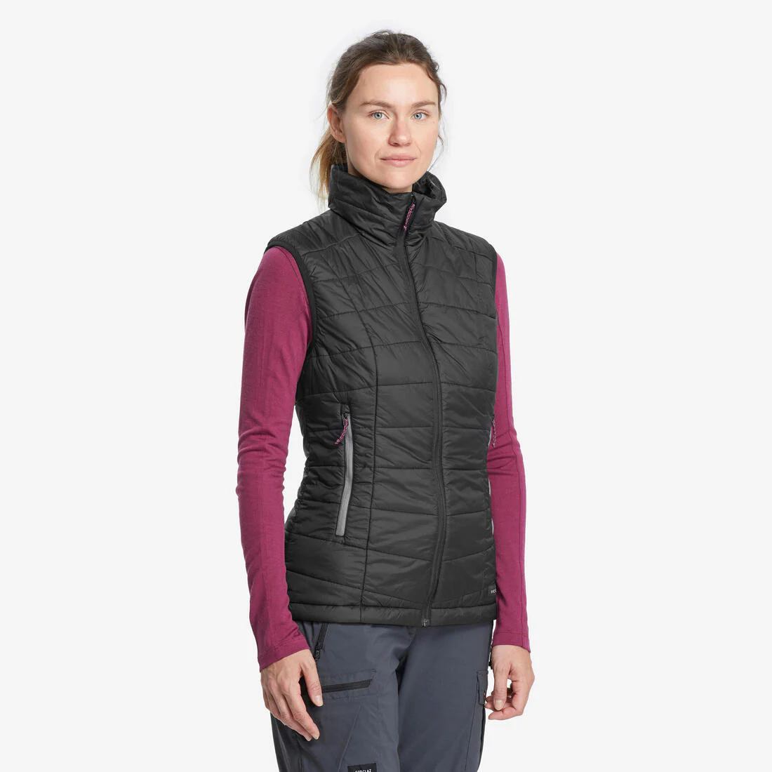 Doudoune de trek sans manches synthétique Femme, MT100 - Image 14
