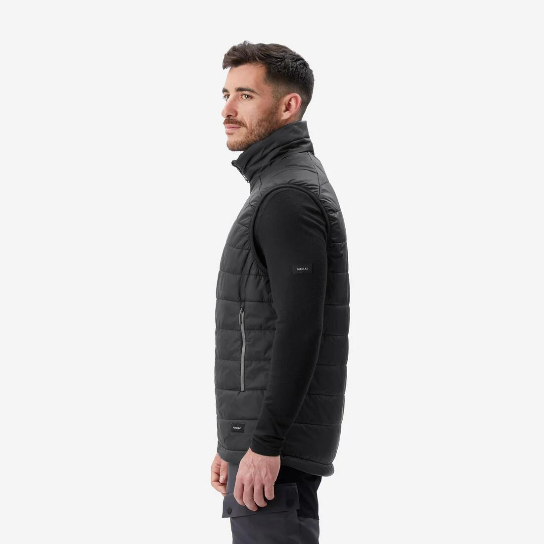 Doudoune de trek sans manches synthétique homme, MT100 noir - Image 7