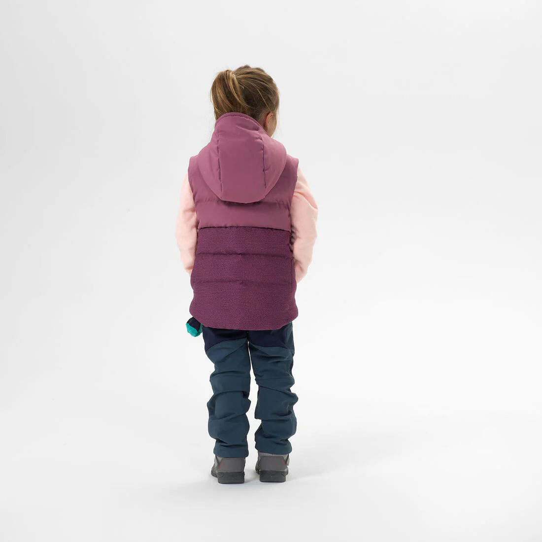 Doudoune sans manches de randonnée violette - enfant 2-6 ans - Image 3