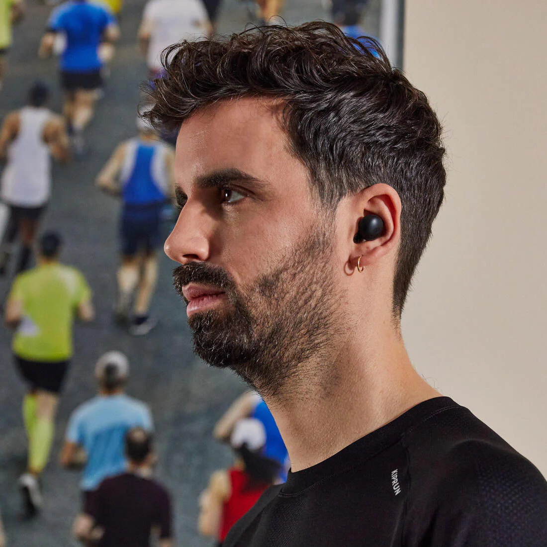 ECOUTEURS DE RUNNING TWS 100 100% SANS FIL NOIR - Image 10