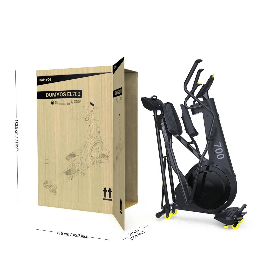 Elliptique roue avant 700 pliable, auto-alimenté et connecté - Image 16