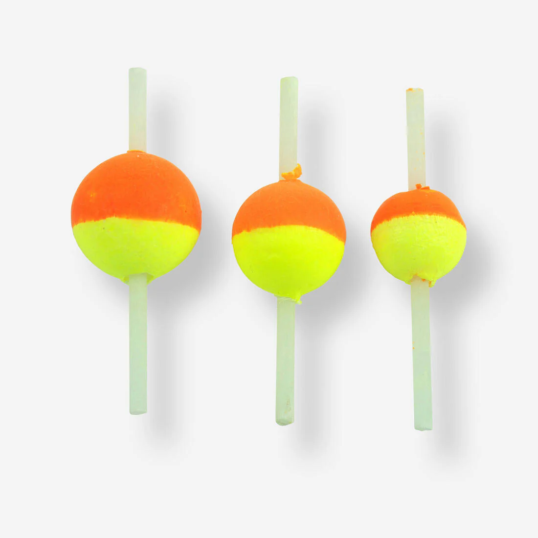 FLOTTEUR PECHE DE LA TRUITE AU TOC GUIDE FIL PÊCHE ROND 6MM avec tige