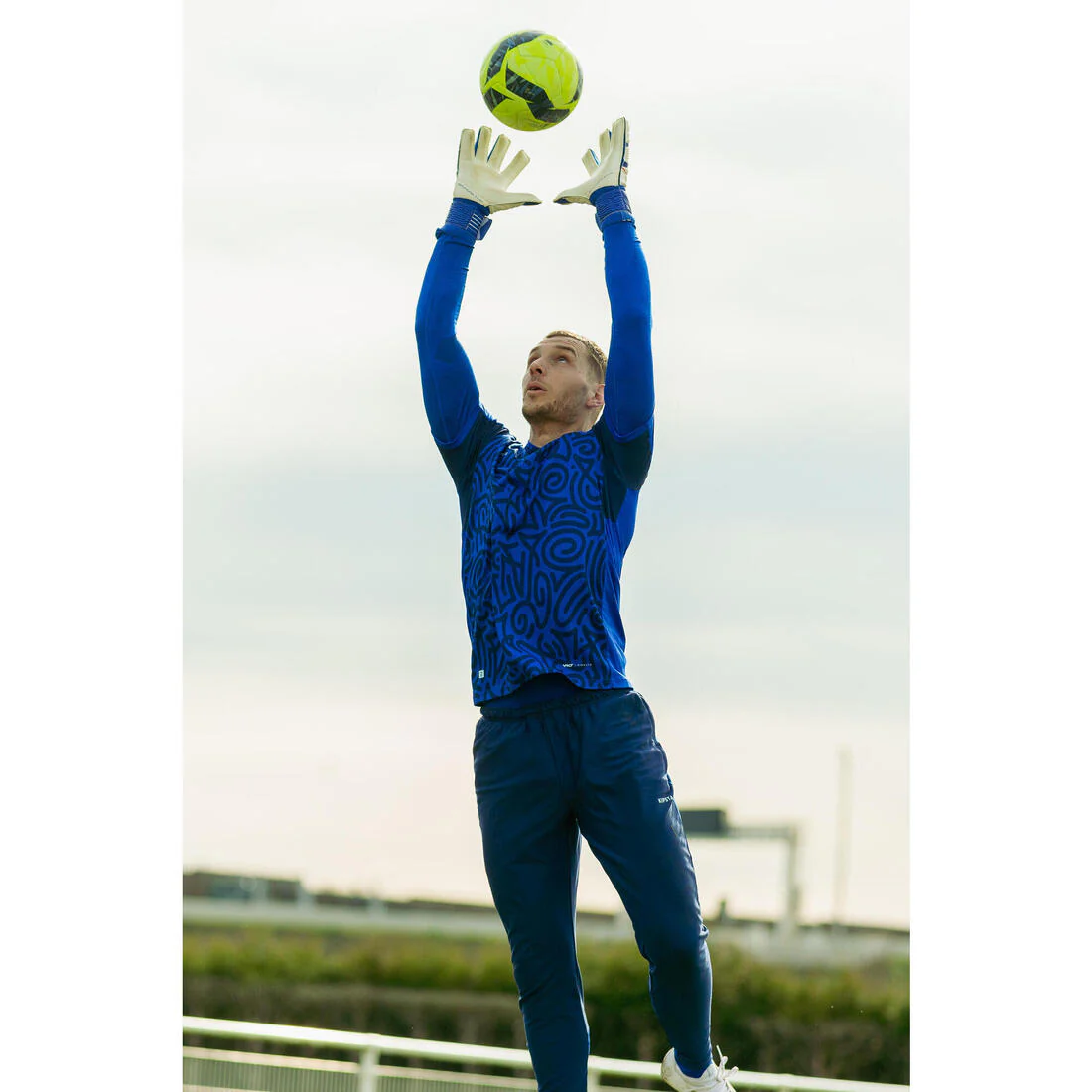 Gant de gardien F500 Viralto Blanc/bleu Adulte - Image 14