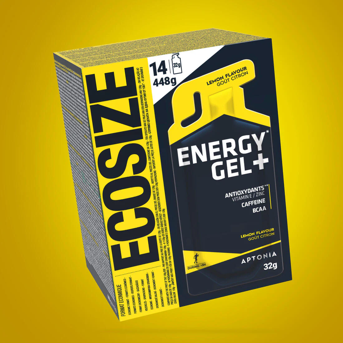 GEL ÉNERGÉTIQUE ECOSIZE LONGUE DISTANCE CITRON 14X32GR - Image 6