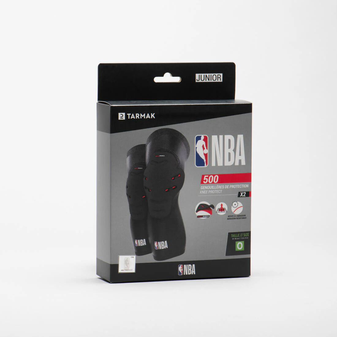 GENOUILLÈRES DE BASKETBALL NBA PROTECTION LOT DE 2 ENFANT - KP500 NOIR - Image 9