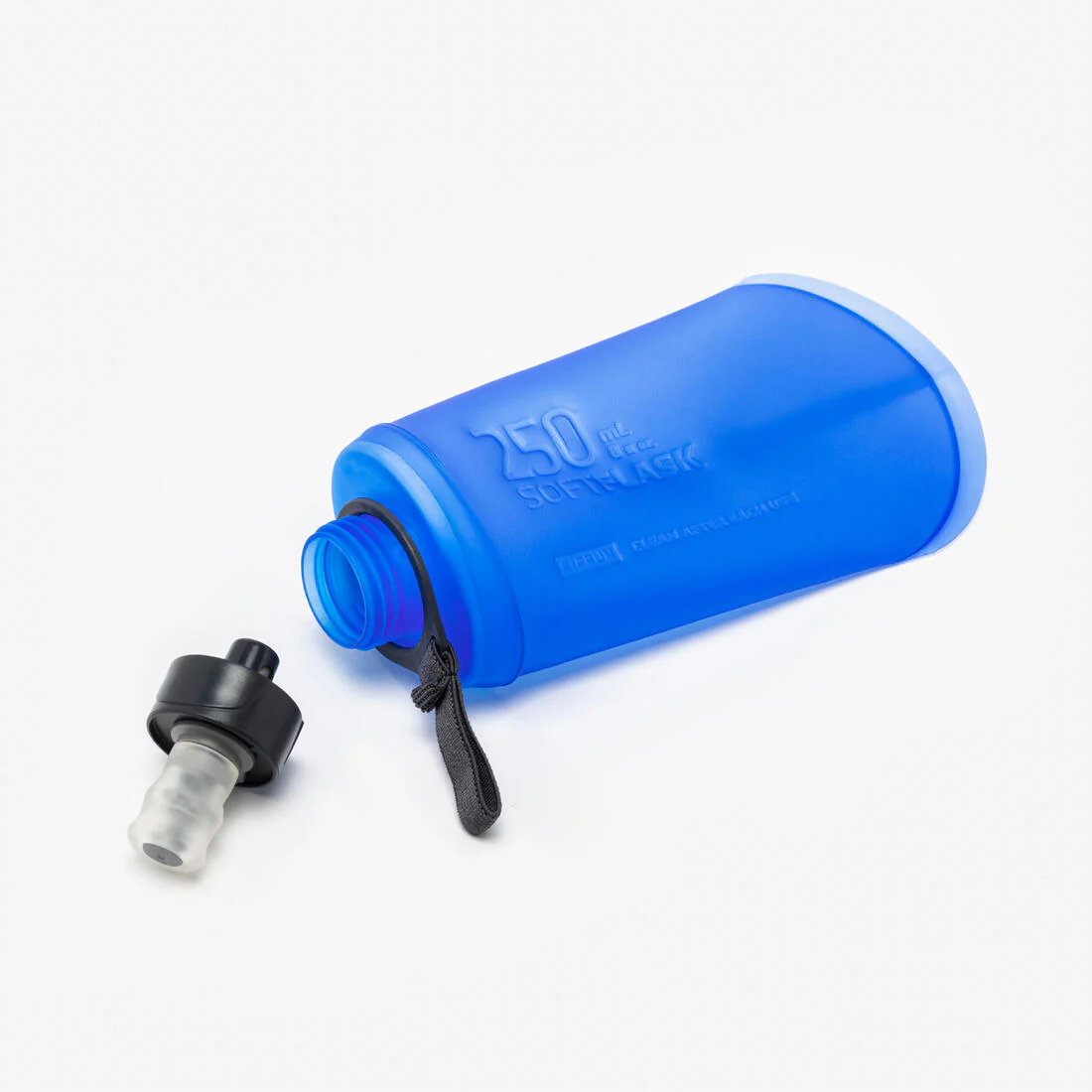Gourde flasque souple de running 250 ml bleue - Image 3