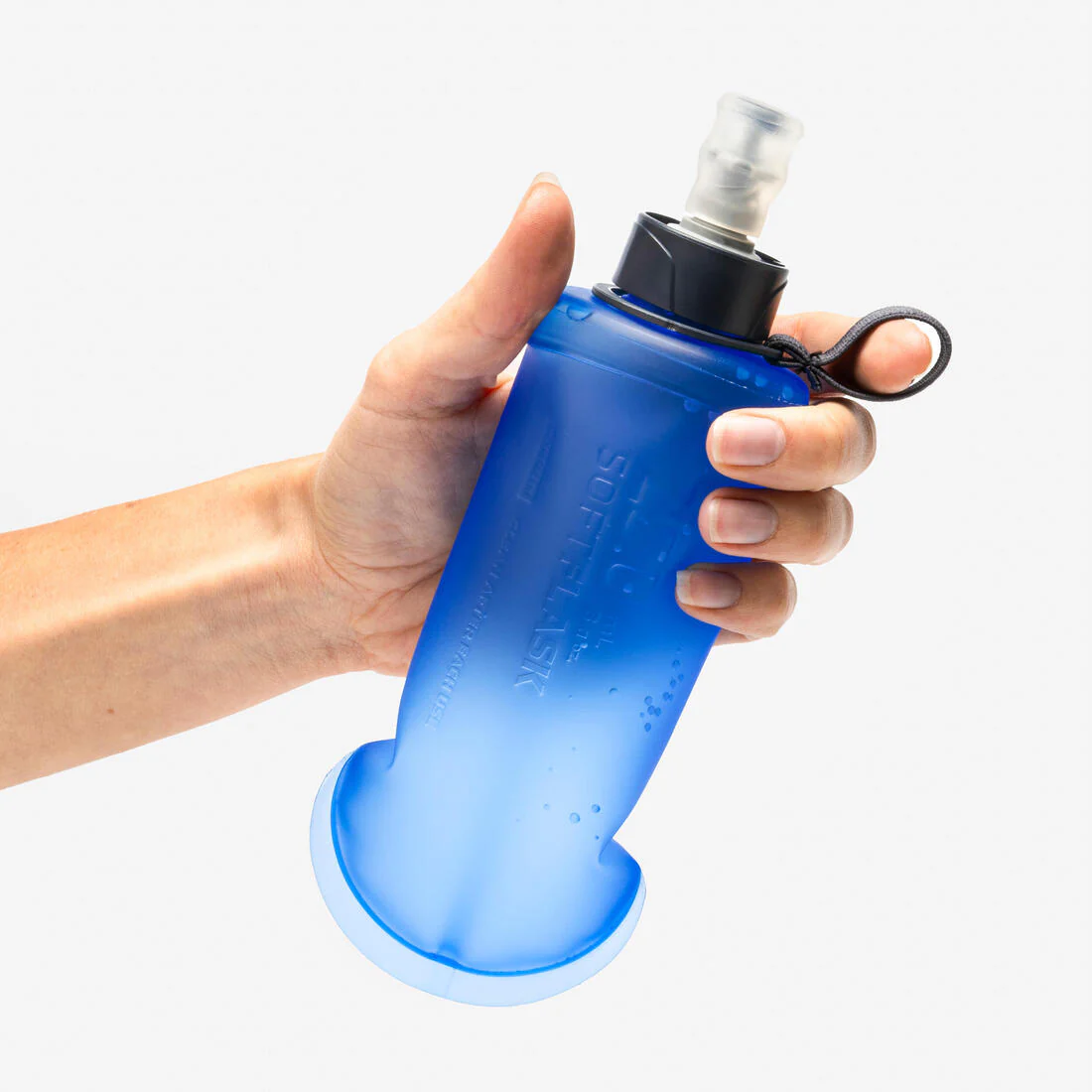 Gourde flasque souple de running 250 ml bleue - Image 5