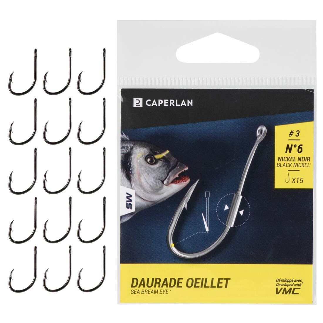 Hameçon à oeillet HOOK DAURADE EYE pêche en mer - Image 7
