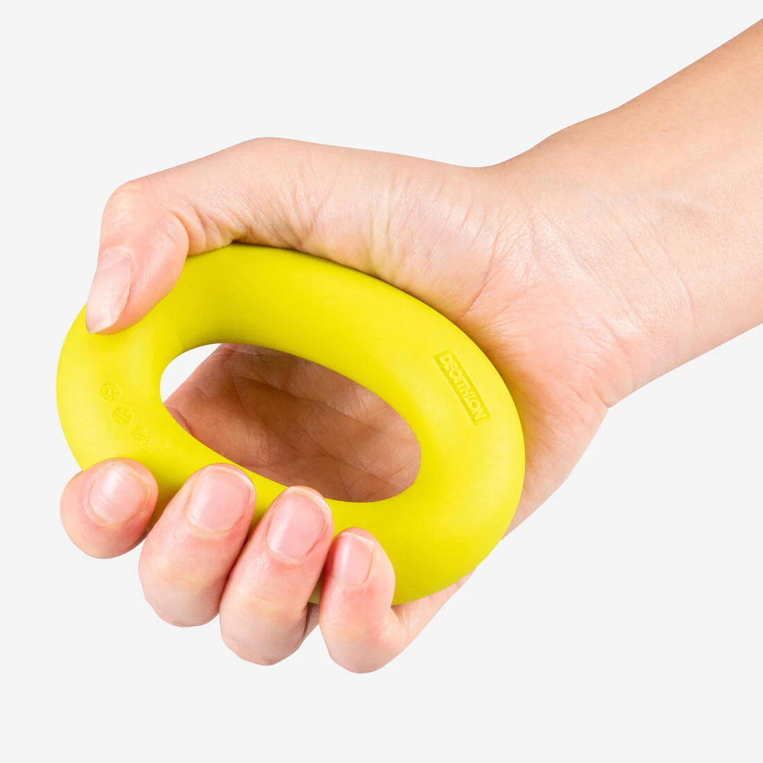 Handgrip ring de musculation résistance légère 11kg - jaune - Image 2