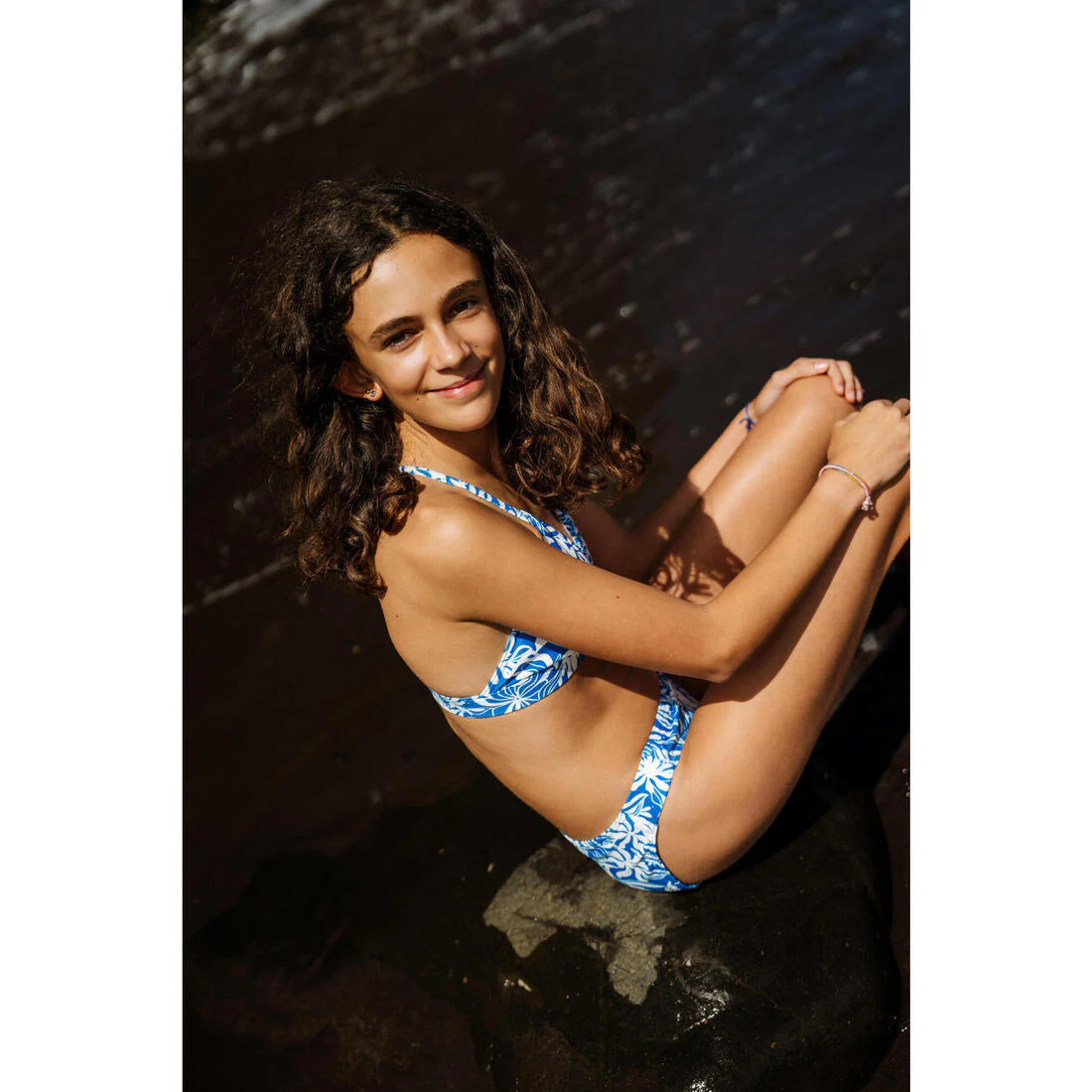 Haut de maillot de bain fleuri surf Fille - Lizy cobe - Image 15