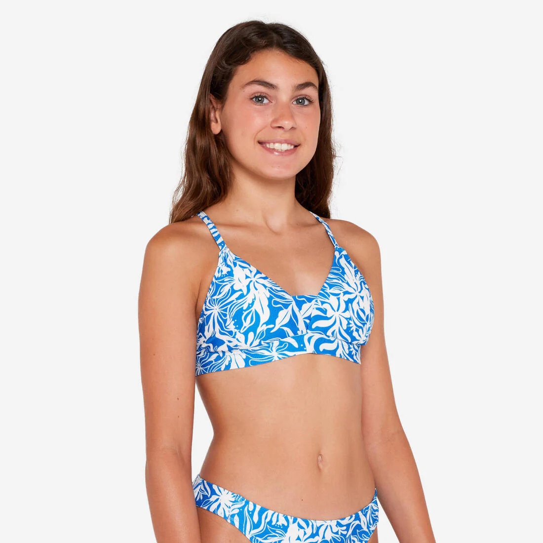 Haut de maillot de bain fleuri surf Fille - Lizy cobe - Image 5
