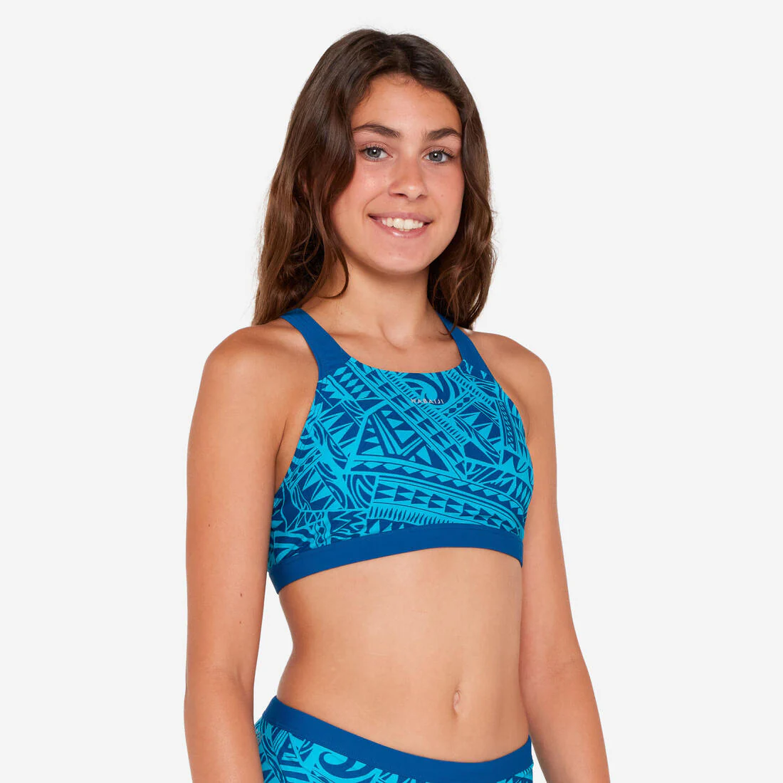 Haut de maillot de bain natation Fille ado, Kamyleon fatu - Image 3