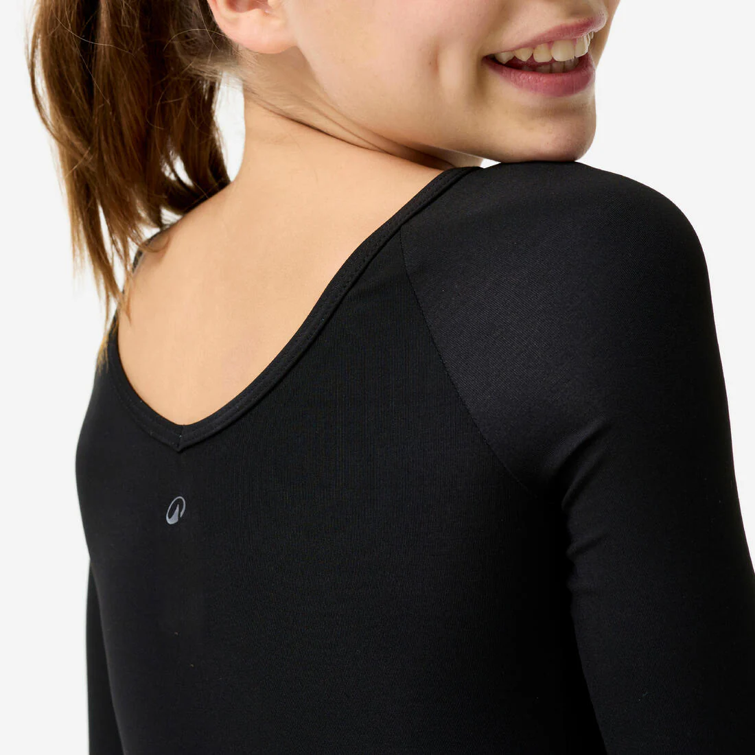 Justaucorps de gymnastique fille, noir - Image 5
