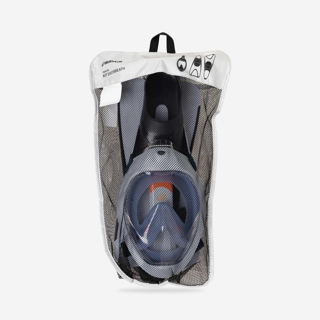 Kit de snorkeling masque Easybreath palmes Adulte, Kit EASYBREATH - Image 3