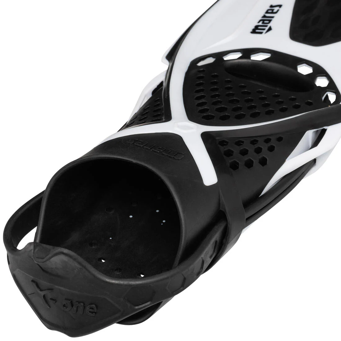 Kit de snorkeling Palmes masque et tuba - Kit tropical noir et blanc - Image 7