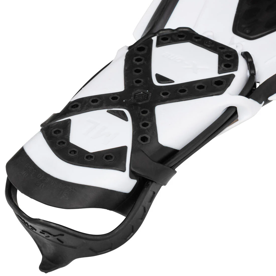 Kit de snorkeling Palmes masque et tuba - Kit tropical noir et blanc - Image 8