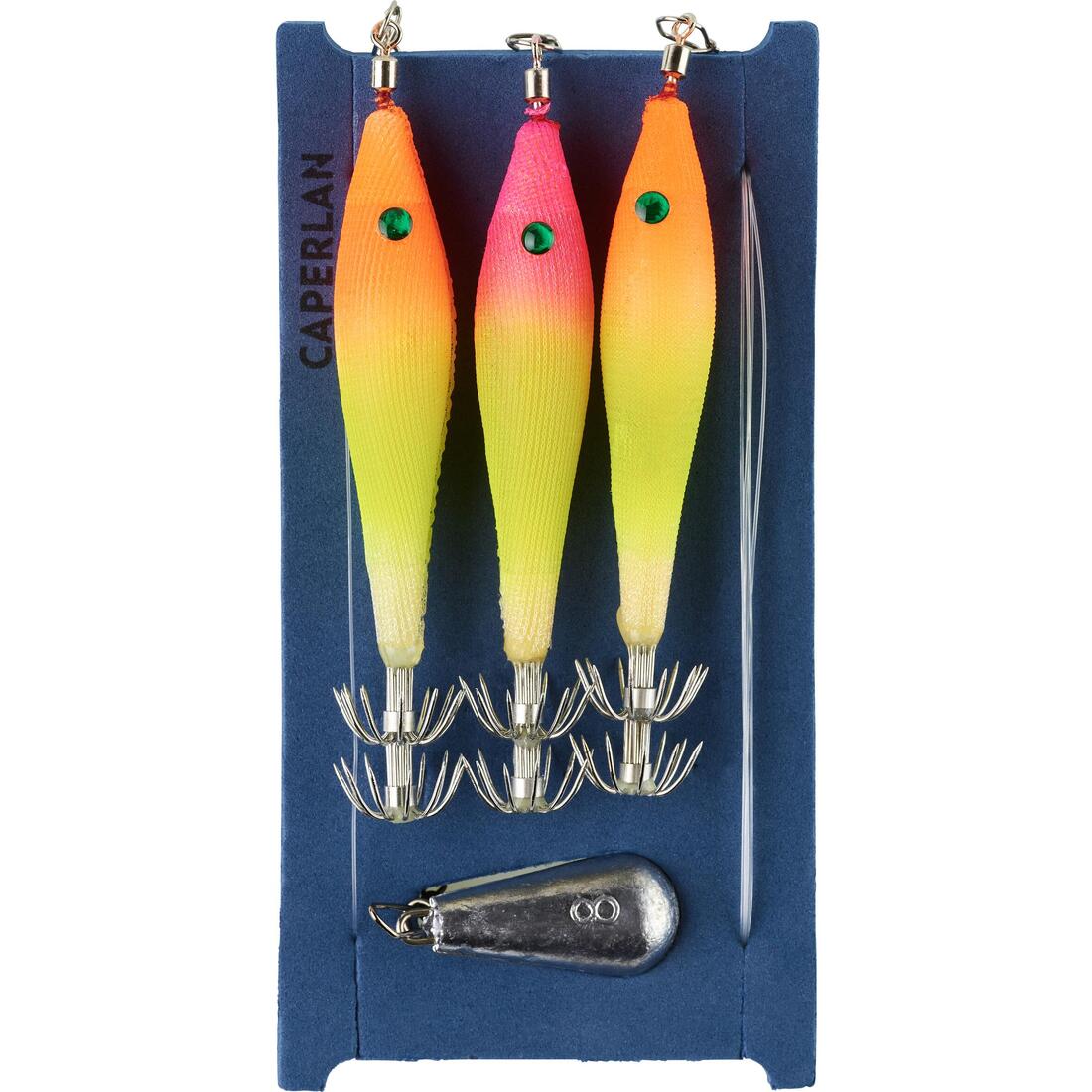 Kit prêt à pêcher SW ETU KIT SQ 3 turluttes pêche des seiches et calamars - Image 3