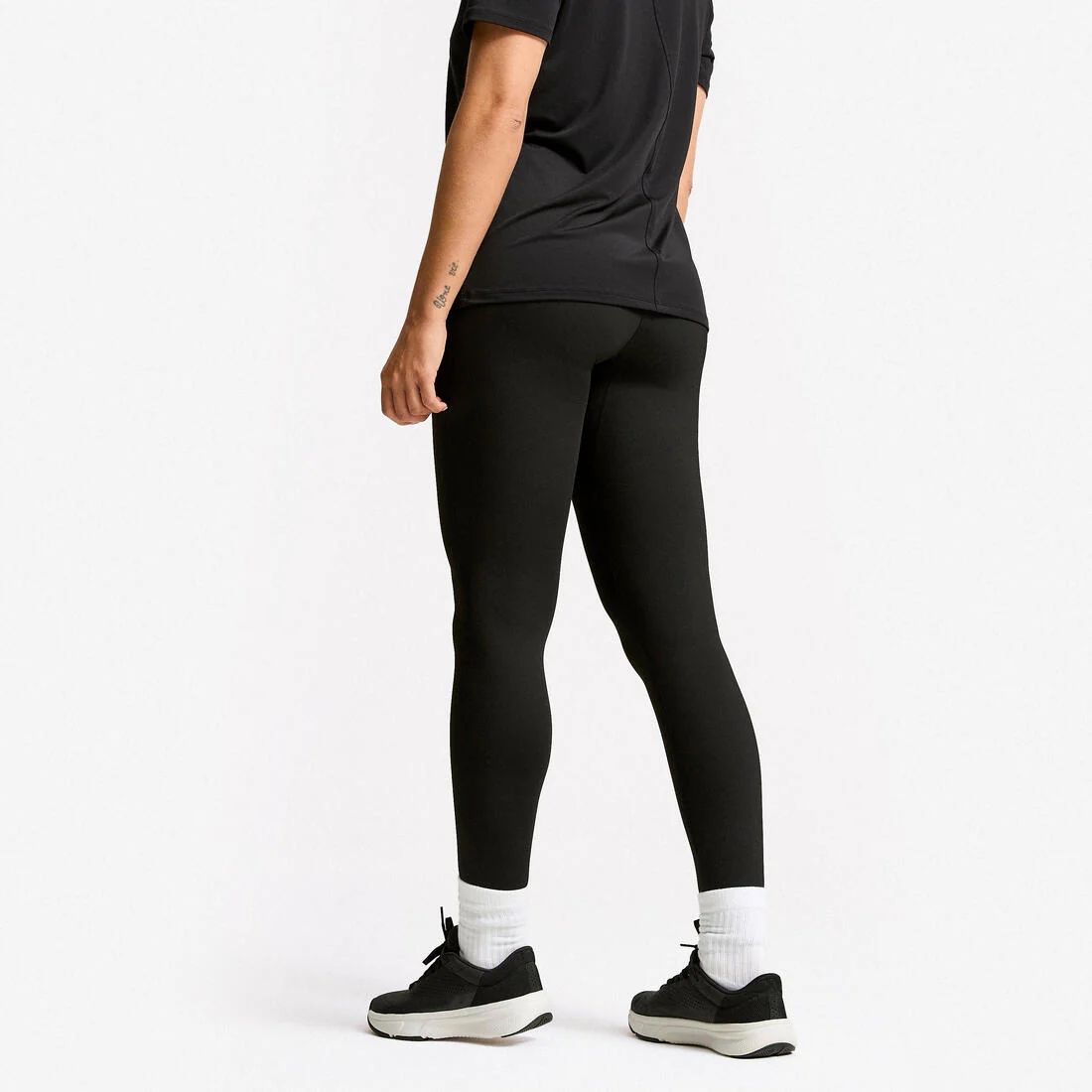 Legging de sport classique et respirant femme, noir - Image 4