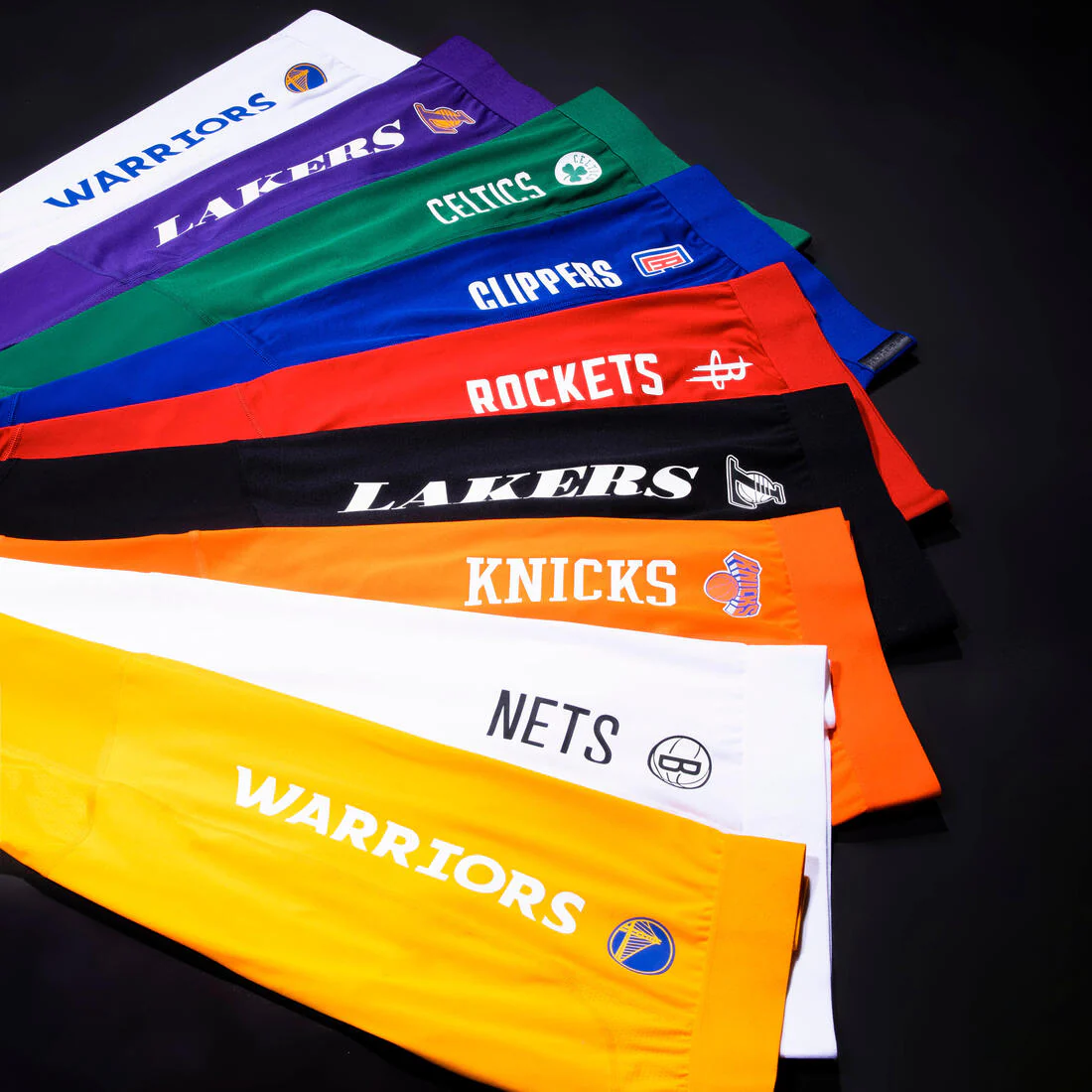 Legging 3/4 de basketball NBA Golden State Warriors Adulte - 500 - Image 12