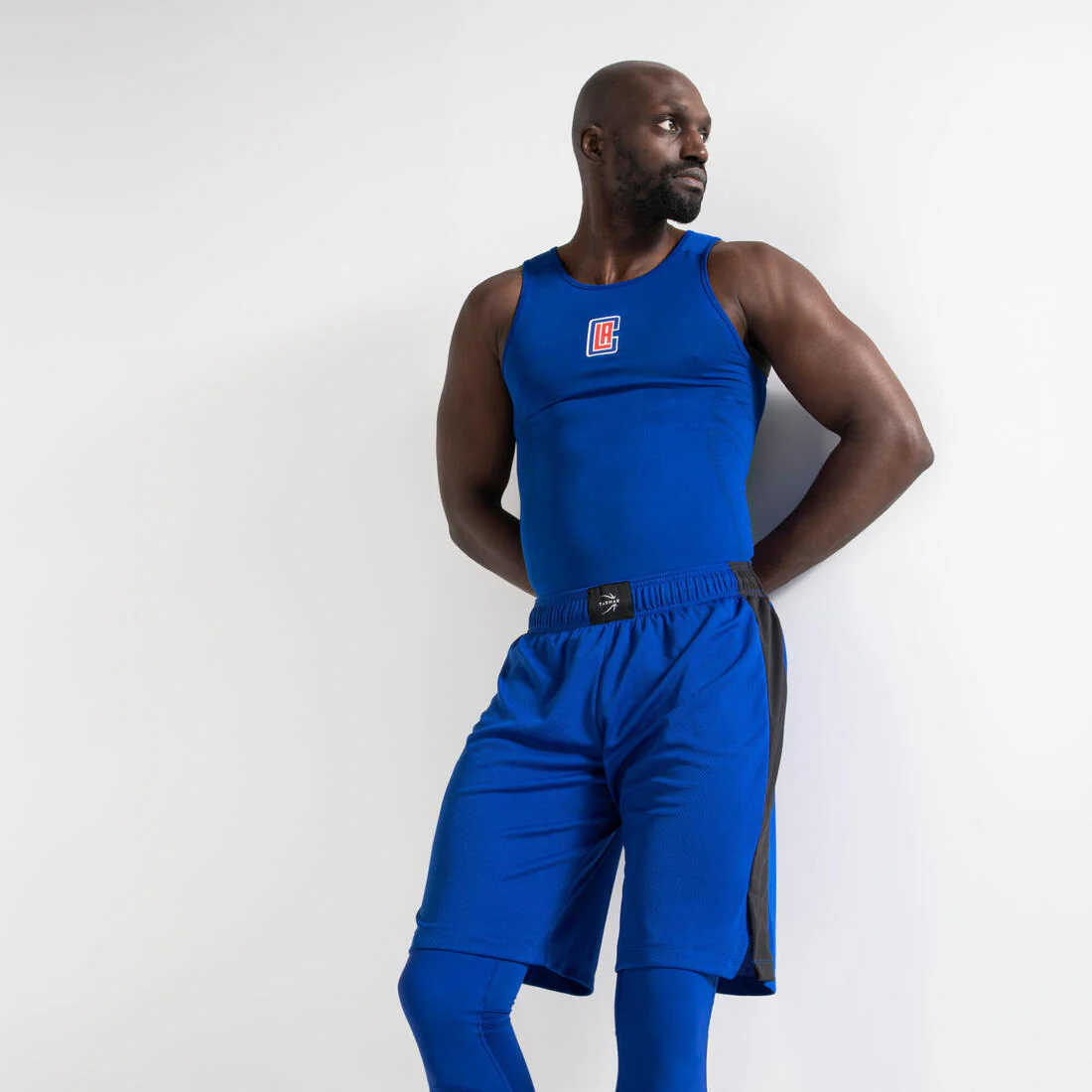 Legging 3/4 de basketball NBA Golden State Warriors Adulte - 500 - Image 9