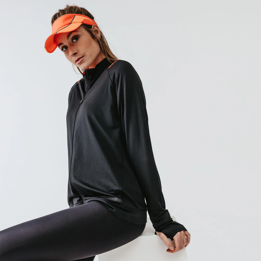 Legging court running Femme - KIPRUN Run 100 noir - Image 6